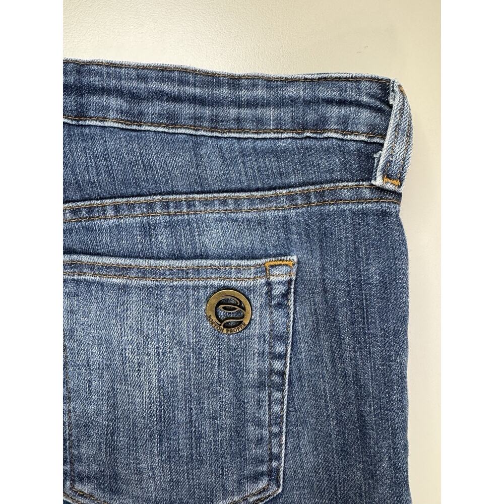 Vintage Boston Proper Straight Leg Denim Jeans 8 Dark Wash Y2K Classic High Rise - Picture 13 of 15